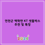 연천군 백학면 KT 셋톱박스 추천 및 특징