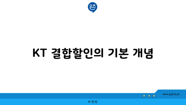 KT 결합할인의 기본 개념