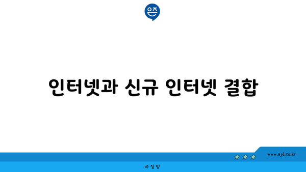 인터넷과 신규 인터넷 결합