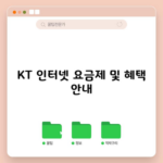 KT 인터넷 요금제 및 혜택 안내