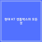 현대 KT 셋톱박스의 모든 것