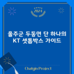 울주군 두동면 단 하나의 KT 셋톱박스 가이드