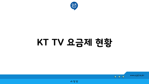 KT TV 요금제 현황