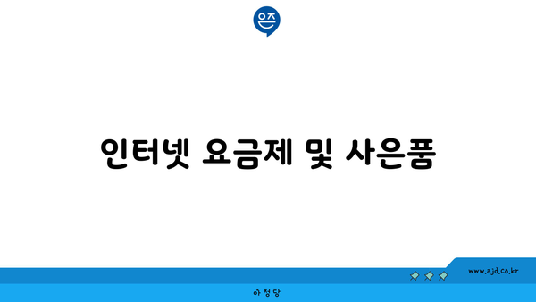 인터넷 요금제 및 사은품
KT 인터넷 설치 서비스 안내 2024년