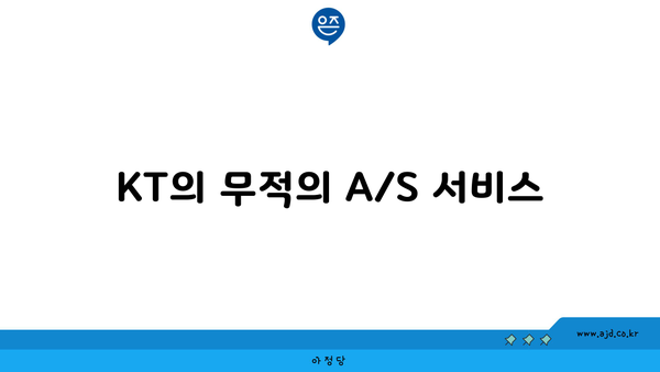 KT의 무적의 A/S 서비스