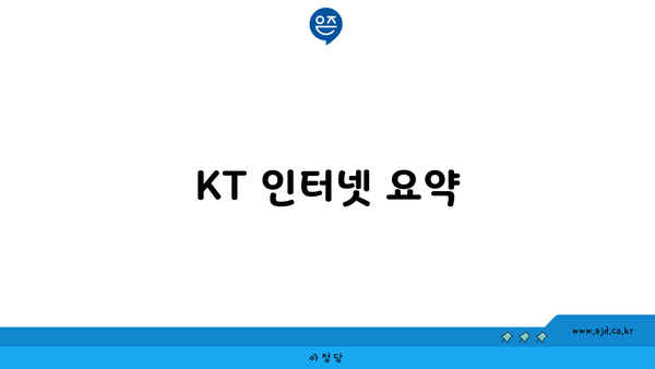 KT 인터넷 요약