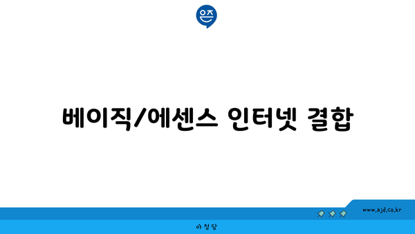 베이직/에센스 인터넷 결합