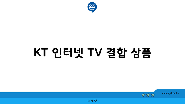 KT 인터넷 TV 결합 상품